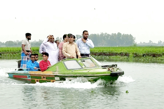 নবীনগরে অবৈধ বালু উত্তোলন বন্ধে এমএ মান্নানের কঠোর হুঁশিয়ারি