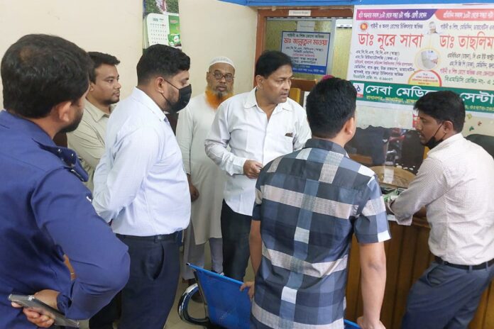1772549026-0c437c3ac77d1770124f3b43798c2e0e মেয়াদোত্তীর্ণ রিএজেন্ট ব্যবহার করায় আখাউড়ার দুই ক্লিনিককে জরিমানা