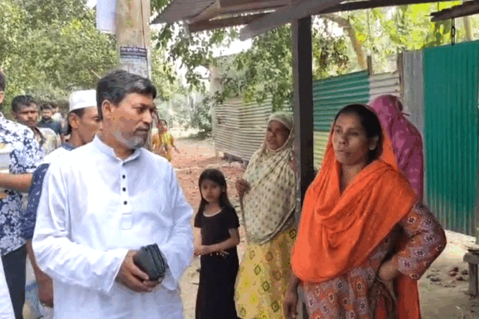 মাদারীপুরের সহিংসতা: ক্ষতিগ্রস্ত এলাকা পরিদর্শনে নবনির্বাচিত এমপি