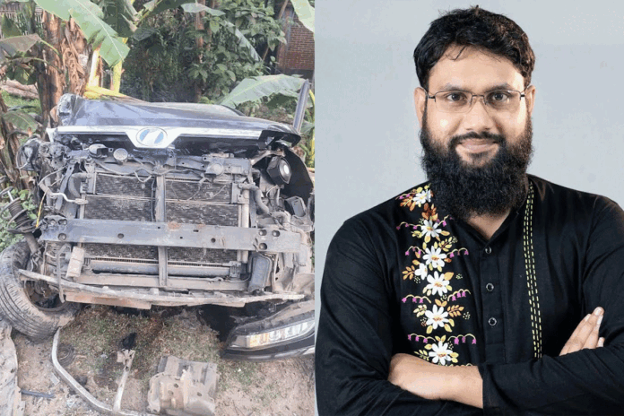 গাড়িতে ট্রাকের ধাক্কা, অল্পের জন্য প্রাণে বাঁচলেন এমপি আতিক মুজাহিদ