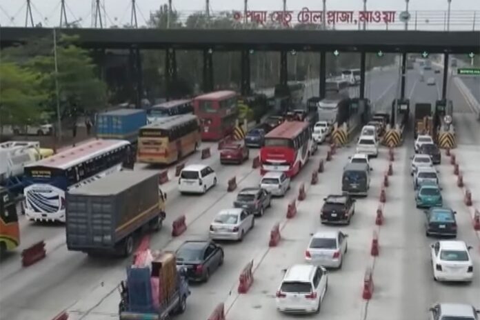 দুই দিনে পদ্মা সেতুতে টোল আদায় ৯ কোটি টাকা