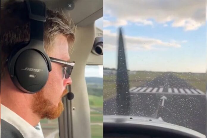 পাইলট হিসেবে দক্ষতা দেখালেন কিউই অলরাউন্ডার, ভিডিও ভাইরাল