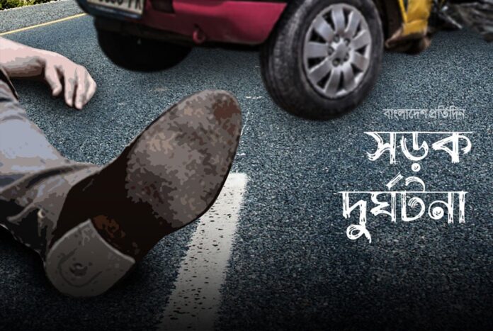 ভোলায় সড়ক দুর্ঘটনায় সিএনজি চালক নিহত, আহত ৫