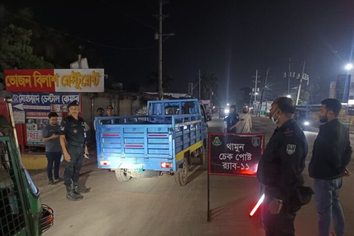 ঢাকা-চট্টগ্রাম মহাসড়কে র‍্যাবের টহল ও চেকপোস্ট জোরদার