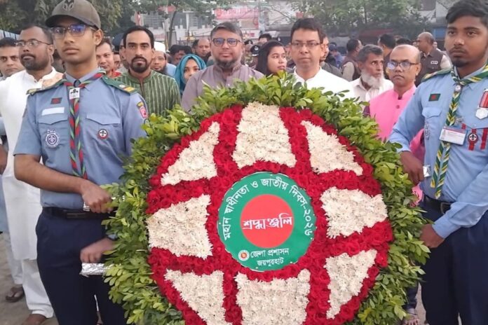 জয়পুরহাটে যথাযোগ্য মর্যাদায় মহান স্বাধীনতা ও জাতীয় দিবস পালিত