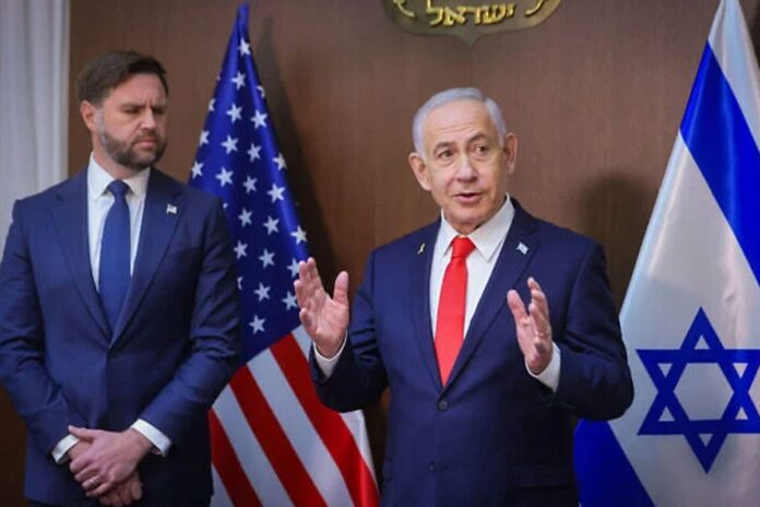 যে কারণে নেতানিয়াহুকে তিরস্কার করেছেন যুক্তরাষ্ট্রের ভাইস প্রেসিডেন্ট