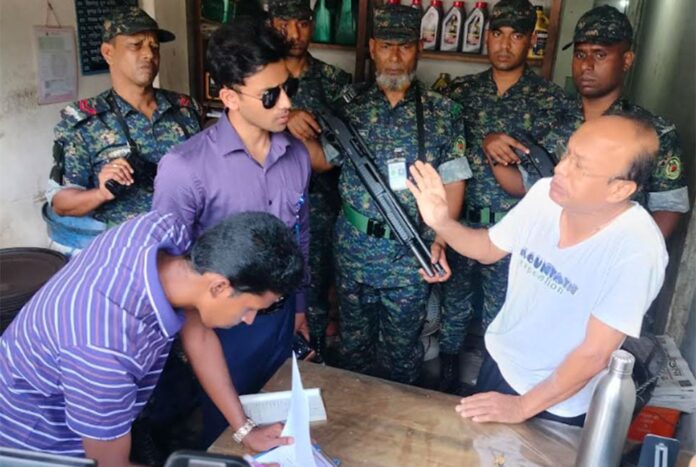 গোপালগঞ্জে অবৈধভাবে জ্বালানি মজুত, জরিমানা