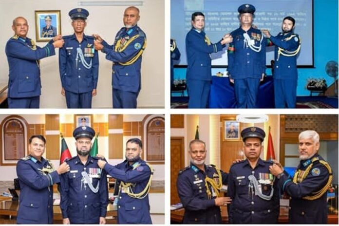 স্বাধীনতা দিবস উপলক্ষ্যে বিমান বাহিনীতে অনারারি কমিশন প্রদান