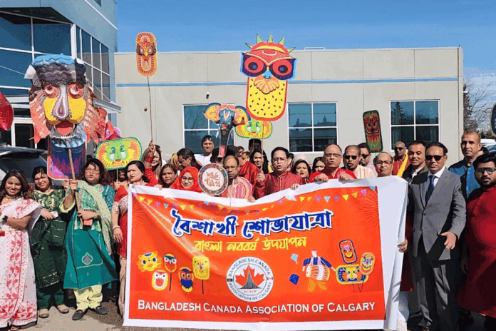 কানাডার ক্যালগারিতে বৈশাখী মেলায় আলবার্টার প্রধানমন্ত্রী