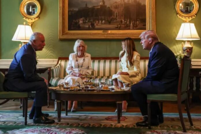 হোয়াইট হাউসে ট্রাম্পের সঙ্গে চা আড্ডায় কিং চার্লস ও রানি ক্যামিলা