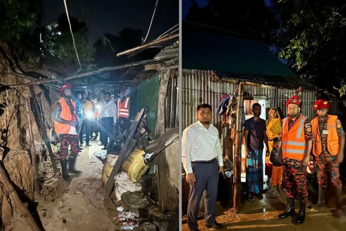 ভারী বর্ষণে রাঙামাটিতে পাহাড় ধসের শঙ্কা, প্রশাসনের সতর্কতা