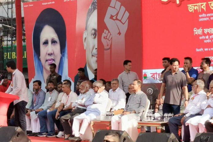 নয়াপল্টনের শ্রমিক সমাবেশে প্রধানমন্ত্রী