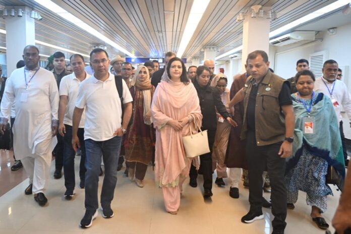 সিলেটে পৌঁছেছেন প্রধানমন্ত্রী তারেক রহমান