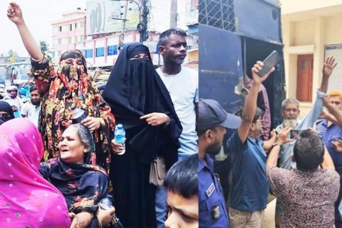 বগুড়ায় শিশু ধর্ষণের প্রতিবাদে সড়ক অবরোধ, বৃদ্ধ গ্রেপ্তার