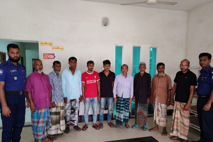 চাঁদাবাজি ও ভাঙচুর মামলায় এক বছর পর ৮ আসামি গ্রেপ্তার