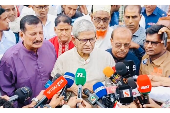 সাহিত্যের সর্বক্ষেত্রে বিশ্বকবি রবীন্দ্রনাথের বিচরণ ছিল দৃঢ় : মির্জা ফখরুল