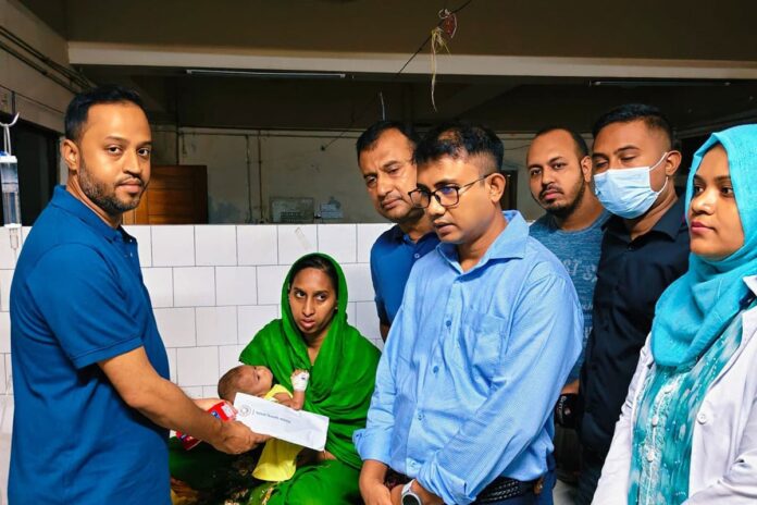 হামে আক্রান্ত ৬ মাসের শিশুর পাশে দাঁড়ালেন ডা. জুবাইদা রহমান