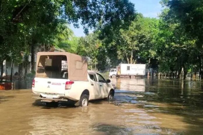 কুড়িগ্রামে টানা বর্ষণে জলাবদ্ধতা, ফসলের ক্ষয়ক্ষতির আশঙ্কা