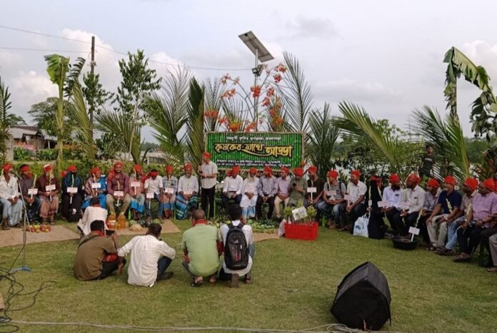 কলাপাড়ায় কৃষকদের নিয়ে ব্যতিক্রমধর্মী আয়োজন