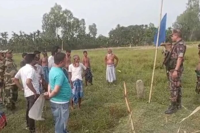 পাটগ্রাম সীমান্তে খুঁটি স্থাপনের চেষ্টা বিএসএফের, রুখে দিলো বিজিবি