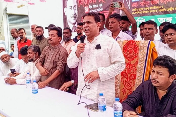 কৃষিবান্ধব প্রকল্প বাস্তবায়নে কাজ করছে সরকার:  খোকন তালুকদার