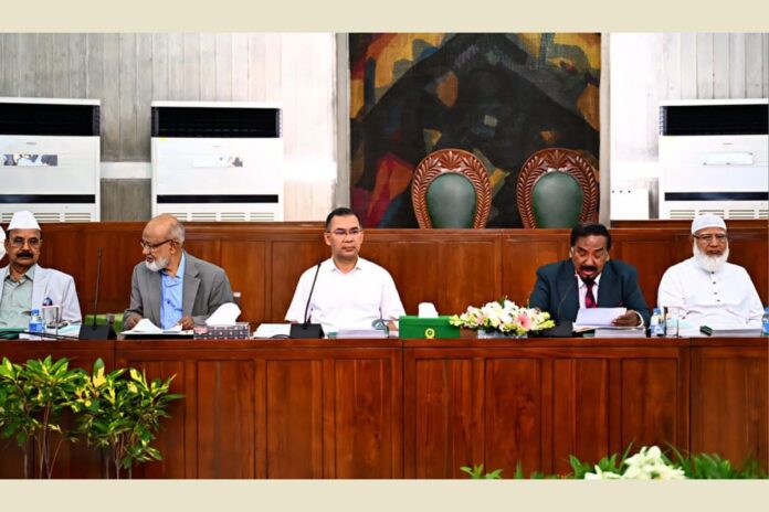 প্রধানমন্ত্রীর সভাপতিত্বে সংসদের কার্য উপদেষ্টা কমিটির সভা