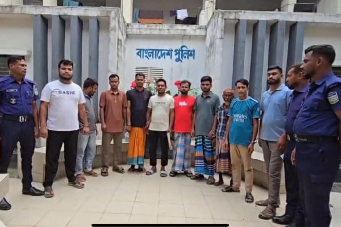 ভালুকায় নিষিদ্ধ আওয়ামী যুবলীগের ৯ নেতাকর্মী গ্রেপ্তার