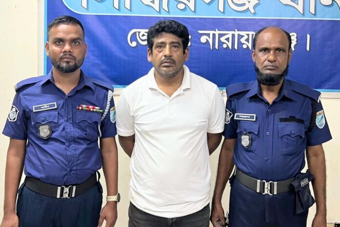 সিদ্ধিরগঞ্জে যুবলীগ নেতা গ্রেফতার